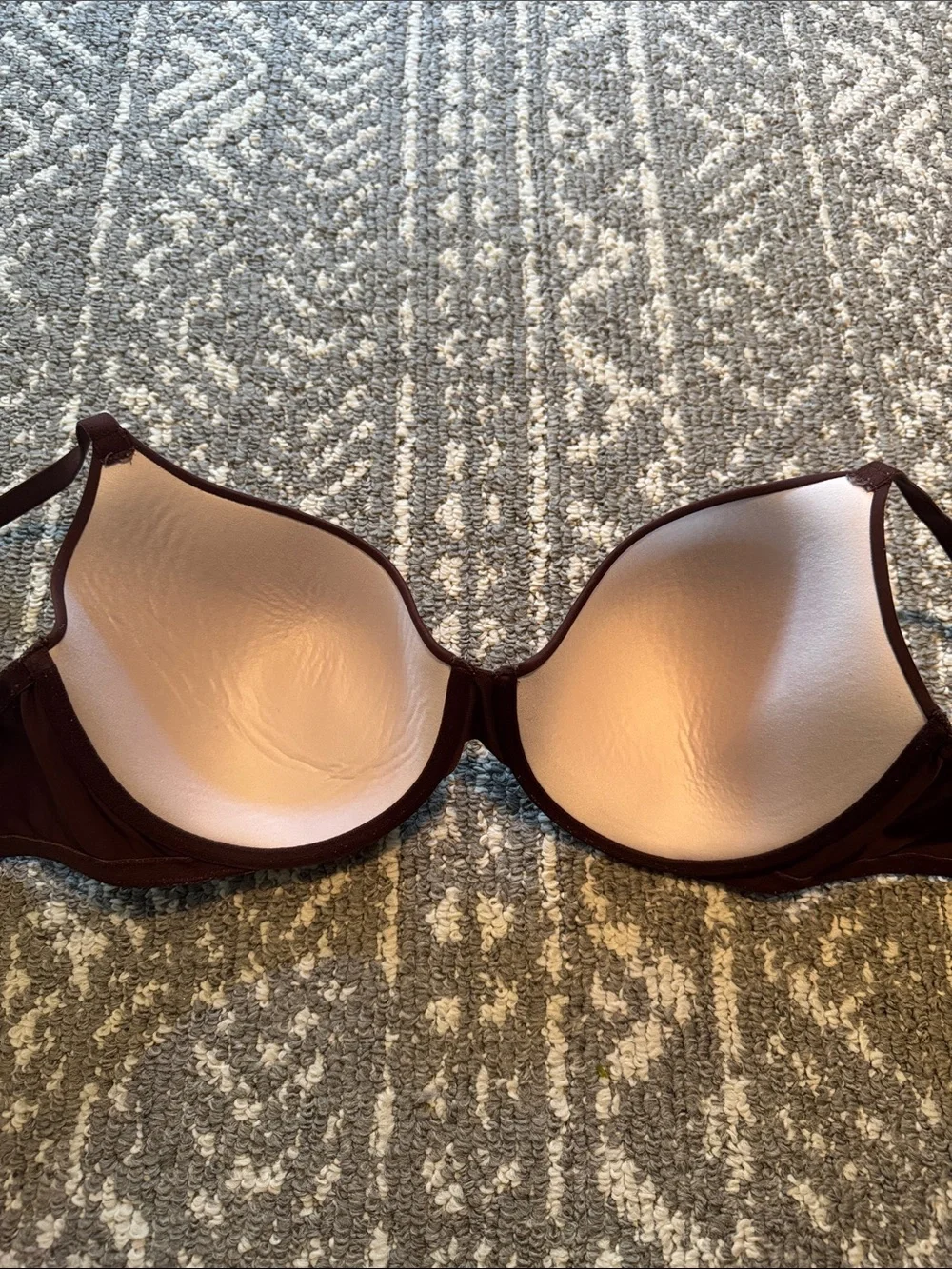 Seamless Support T-Shirt Bra in Chocolate Brown - Picture 4 of 5